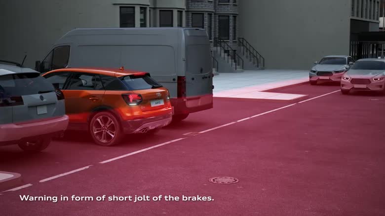 Audi Q2 rear cross traffic assist