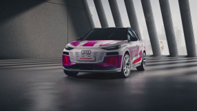 Audi Q6 e-tron Prototyp – Matrix LED Scheinwerfer