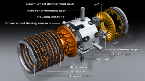 Crown gear differential 