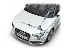 Audi A1: Elektrohydraulische Servolenkung 