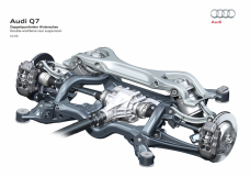 Extremely strong: double-wishbone rear suspension in the Audi Q7 