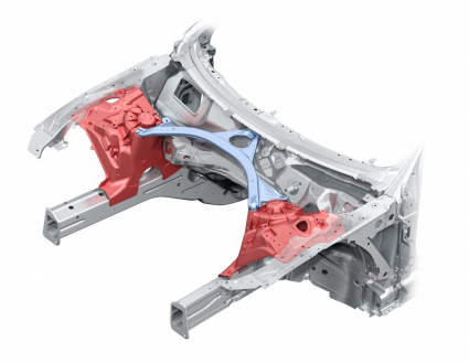 Innovative Lösungen: Vorderwagen des Audi A6
