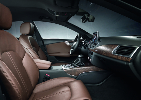 Leichtigkeit: Der Innenraum des Audi A7 Sportback