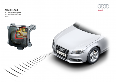 Radarsensor: Die ACC im Audi A4