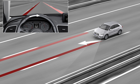 Hilfe beim souveränen Fahren: Der Audi active lane assist