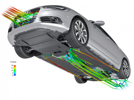 Precise air flow: underfloor of the Audi A6