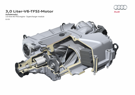 Drehkolbenlader: Der Kompressor im 3.0 TFSI