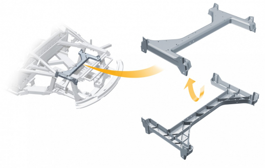 Audi R8: Motorrahmen aus ultraleichtem Magnesium