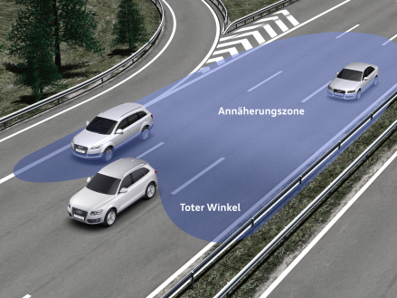 Absicherung nach hinten: Der Audi side assist