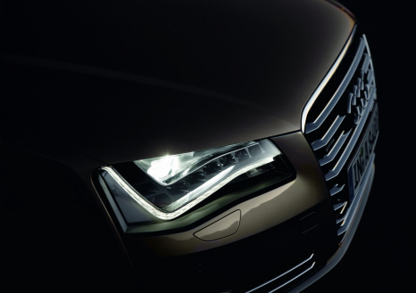 Systematically efficient: the LED headlights in the Audi A8