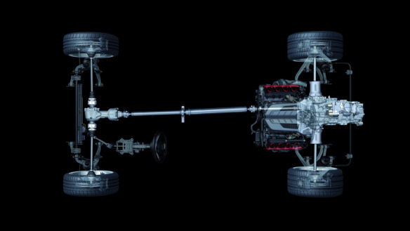 Spezielles Layout: Der Antriebsstrang des Audi R8