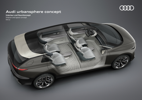 Audi Urbansphere concept Interieur/Interior