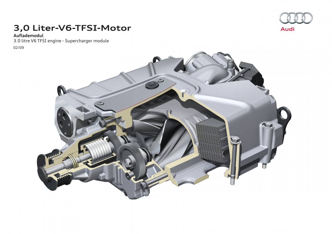 Audi supercharger on sale