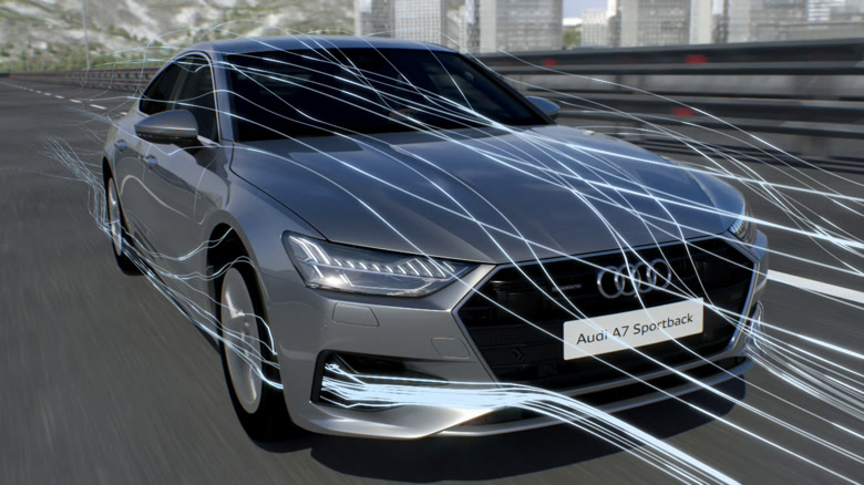 Audi A7 Sportback Aerodynamik