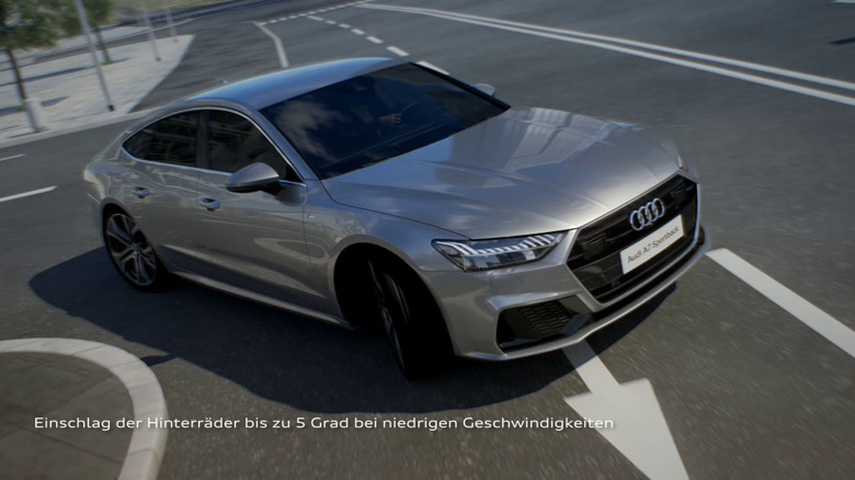 Audi A7 Sportback - Dynamik-Allradlenkung