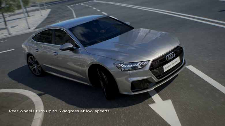 Audi A7 Sportback - Dynamic all-wheel steering