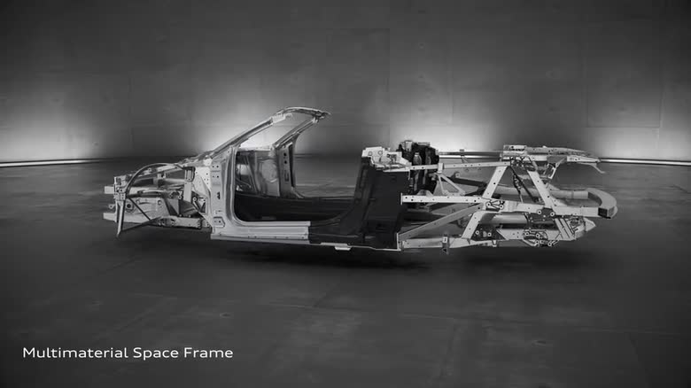 Audi R8 Spyder V10 - Multimaterialbauweise