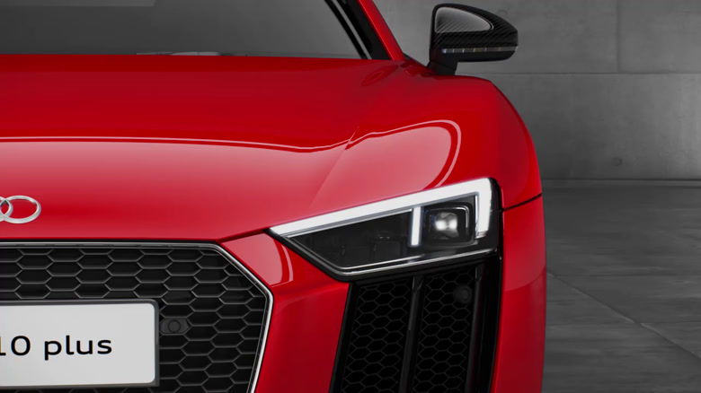 Audi R8 V10 plus – LED-Scheinwerfer mit Audi Laserlicht